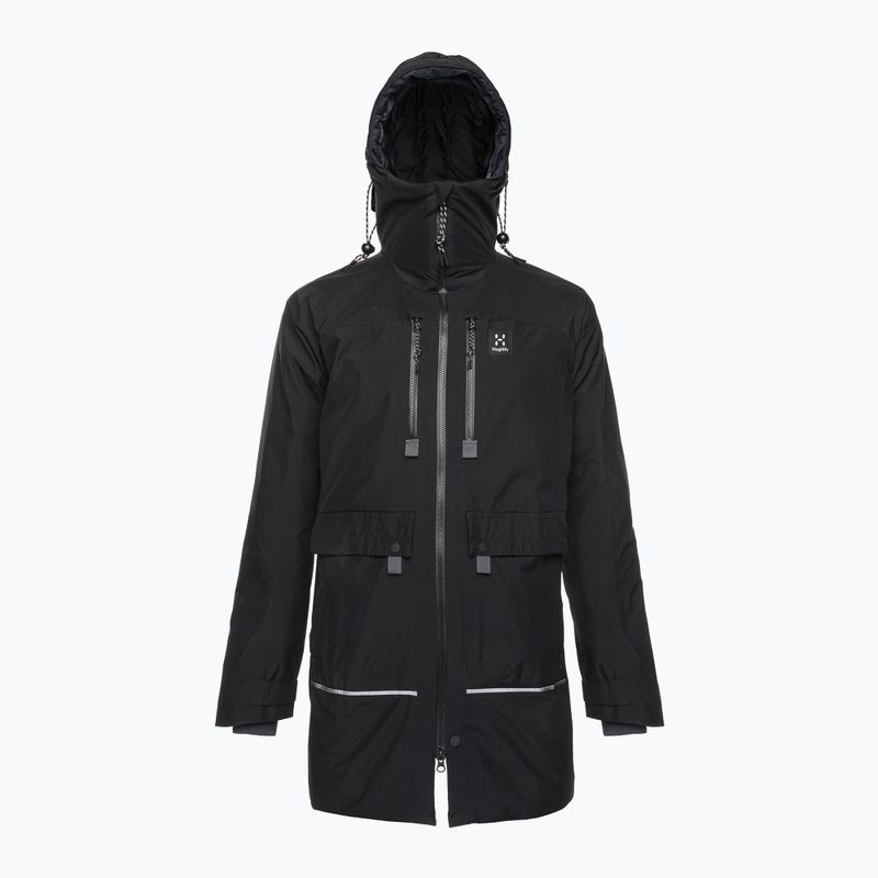 Vyriška striukė Haglöfs Mörkret GTX Down Parka lietaus striukė black 605038