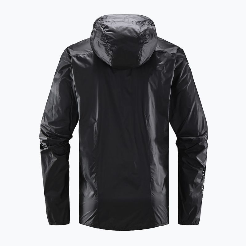 Vyriška Haglöfs L.I.M Shield Hood Magnetite Wind Jacket striukė 605236 2
