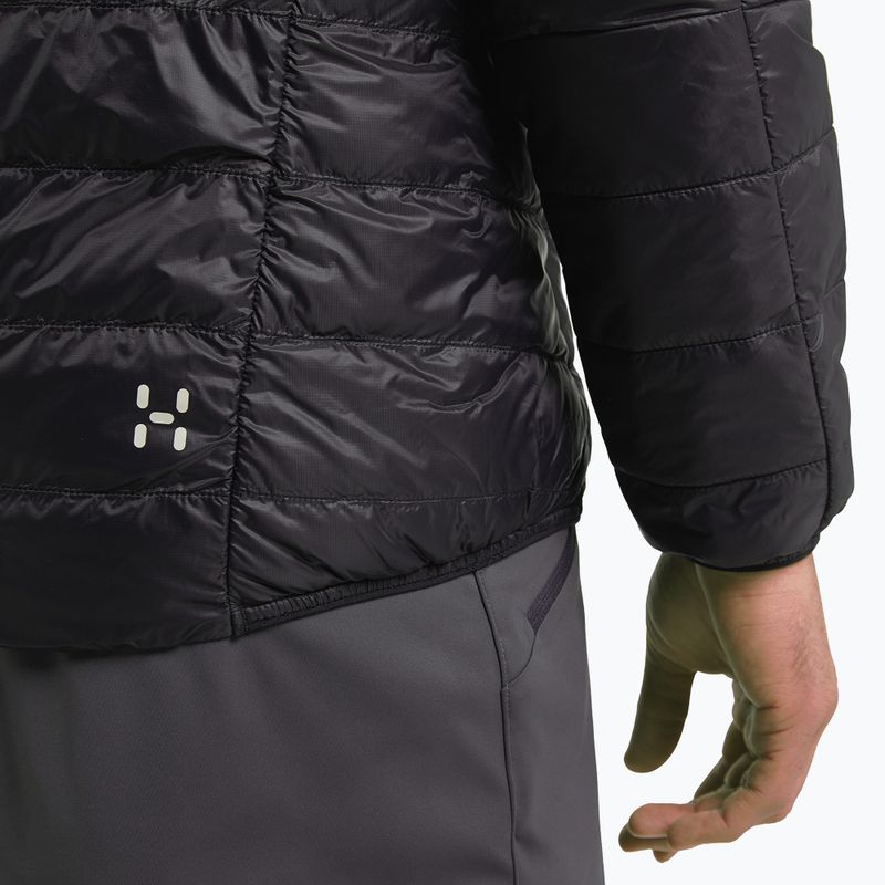 Haglöfs vyriška pūkinė striukė L.I.M Down Hood black 605353 7