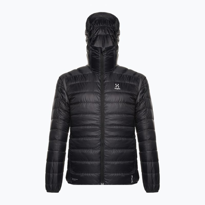 Haglöfs vyriška pūkinė striukė L.I.M Down Hood black 605353 8