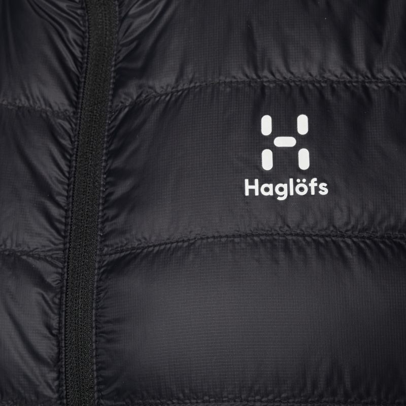 Haglöfs vyriška pūkinė striukė L.I.M Down Hood black 605353 10