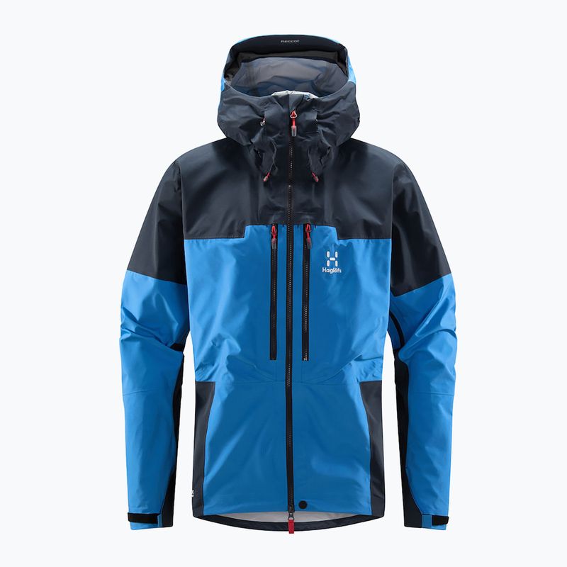 Vyriška Haglöfs Spitz GTX PRO striukė nuo lietaus mėlyna 605390 14