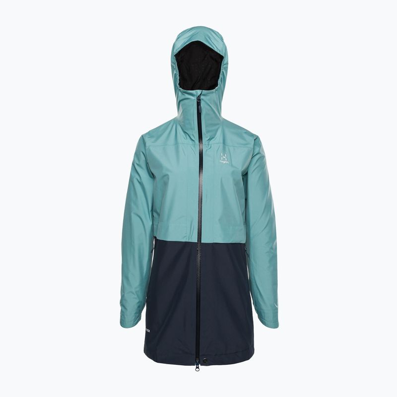 Moteriška striukė nuo lietaus Haglöfs Wilda GTX Parka blue 605408