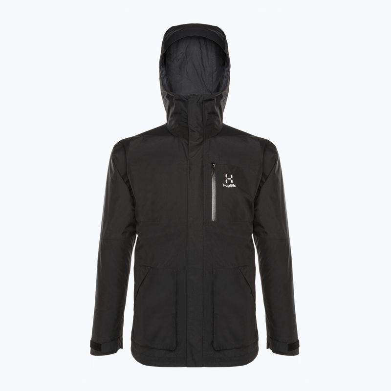 Vyriška Haglöfs Vide GTX striukė nuo lietaus black 605482 2