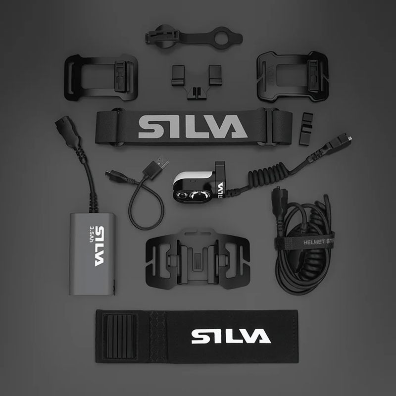 Galvos žibintas Silva Cross Trail 7XT juodas 30