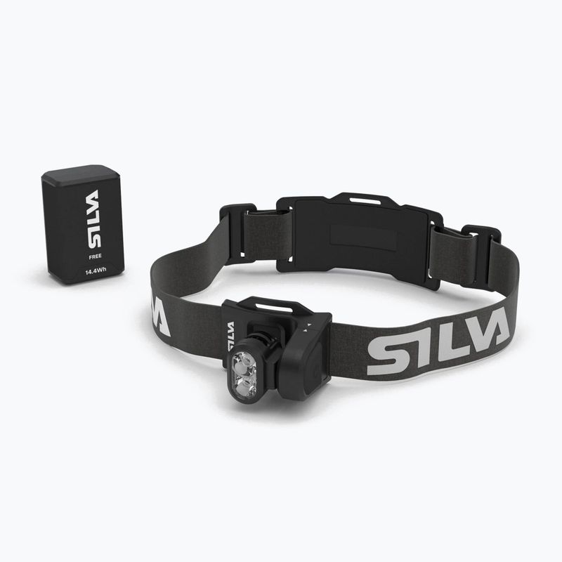 Galvos žibintas Silva Free 1200 XS pilkas