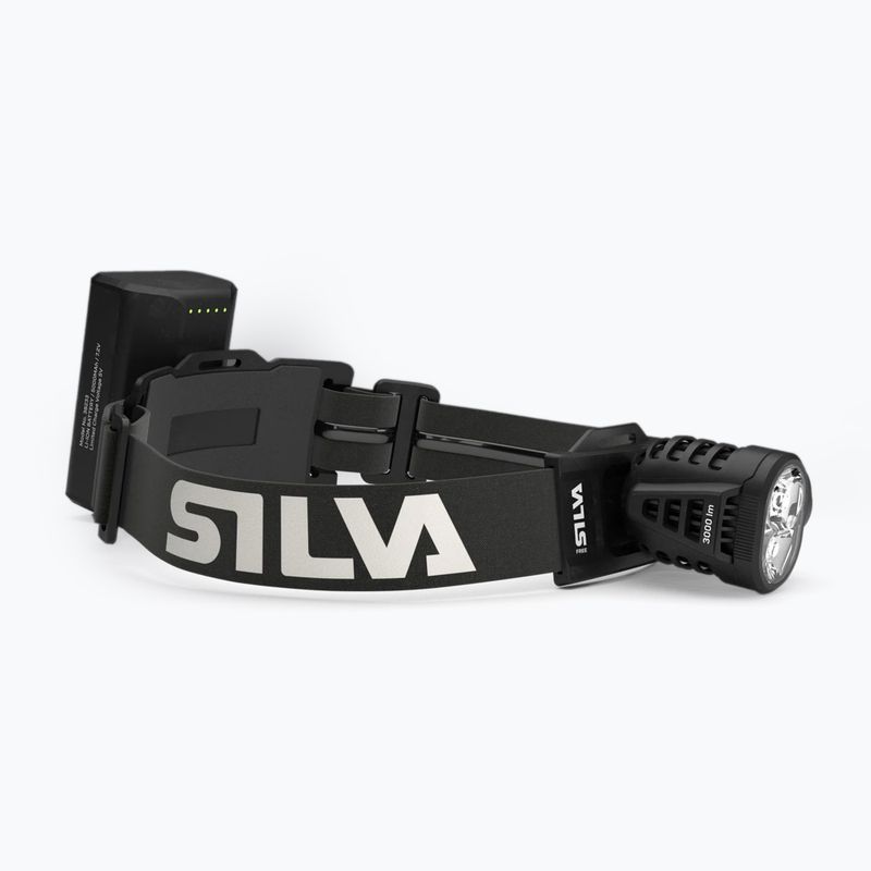 Galvos žibintas Silva Free 3000 M pilkas 3