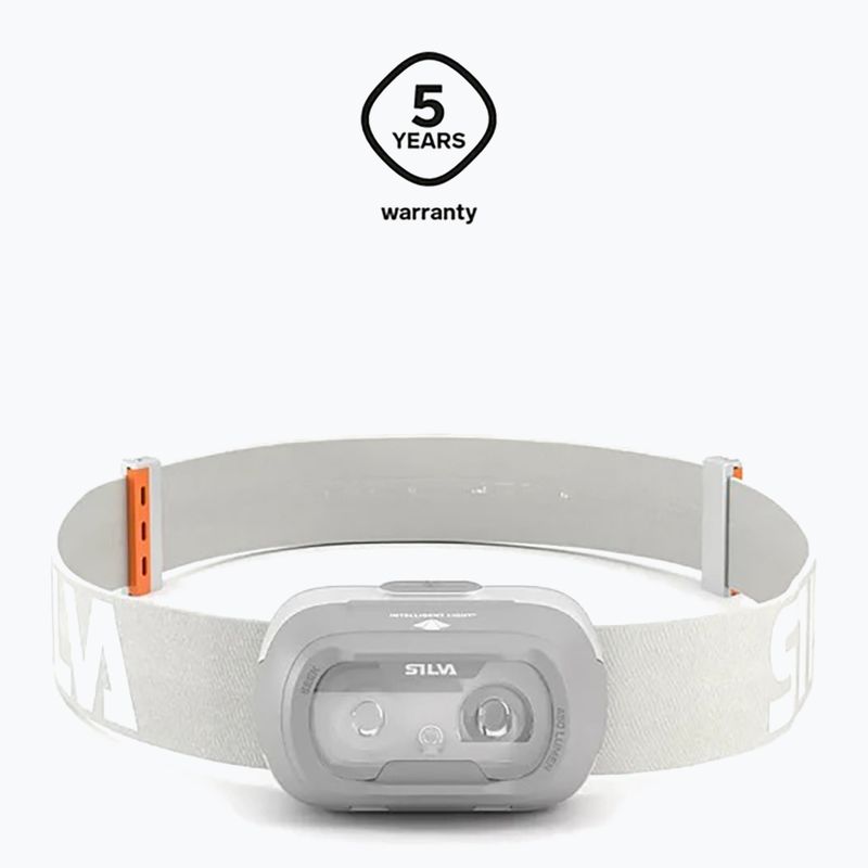 Žibintas ant galvos Silva Seek 600 Recharge Midnight light gray 2