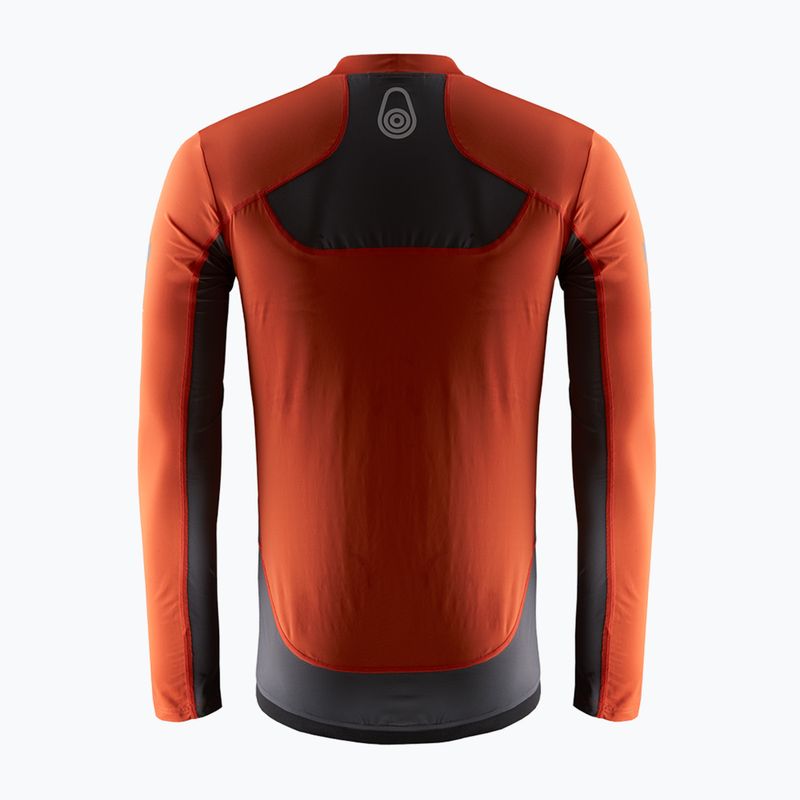 Vyriški buriavimo marškinėliai ilgomis rankovėmis Sail Racing Reference LS Rashguard fiery red 2