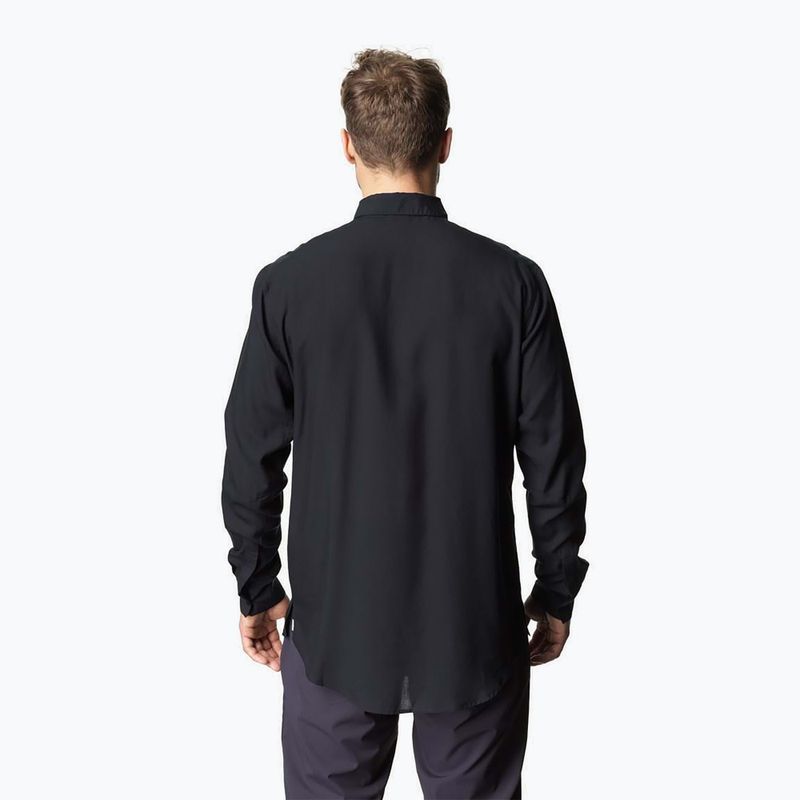 Vyriški marškinėliai Houdini Longsleeve Shirt true black 3