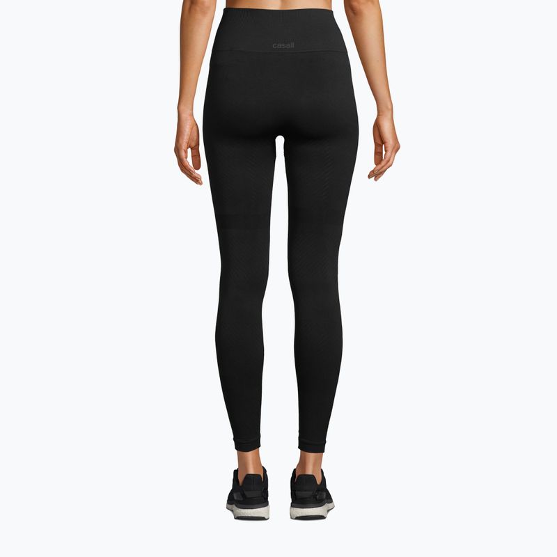 Casall Essential Block Seamless High Waist moteriškos treniruočių tamprės juodos 21514 3