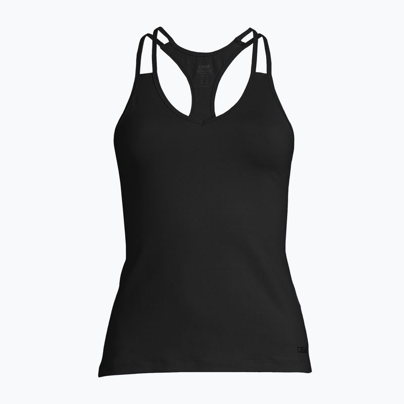 Casall V-Neck Racerback moteriška treniruočių liemenėlė juoda 22154 4