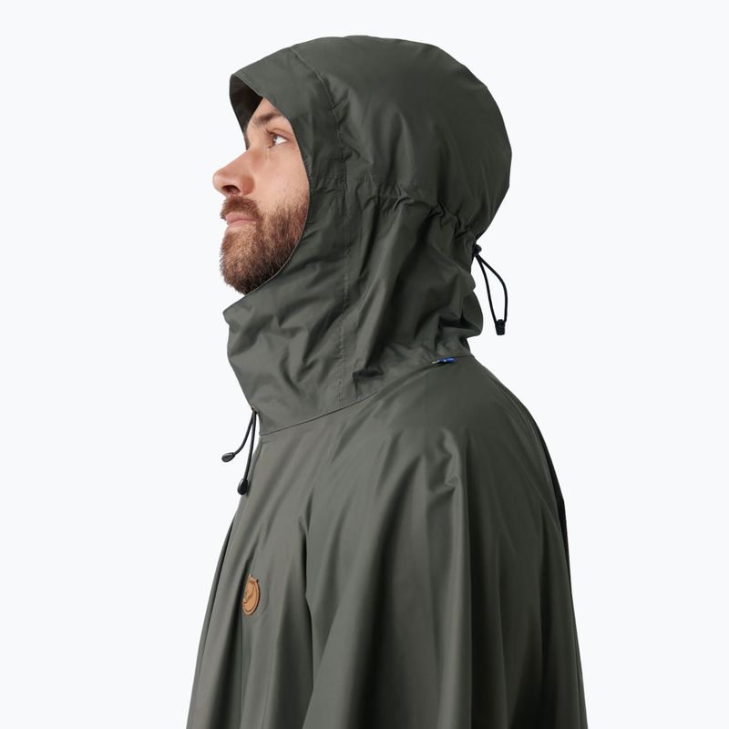 Lietpaltis Fjällräven Poncho dark olive 5