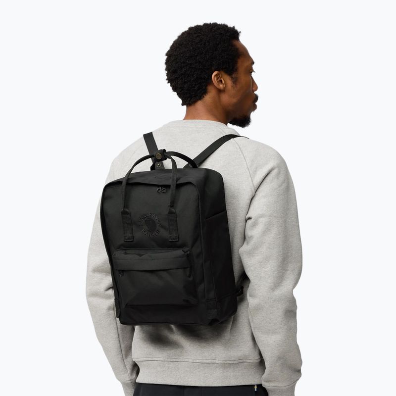 Miesto kuprinė Fjällräven Re-Kanken 16 l black 4
