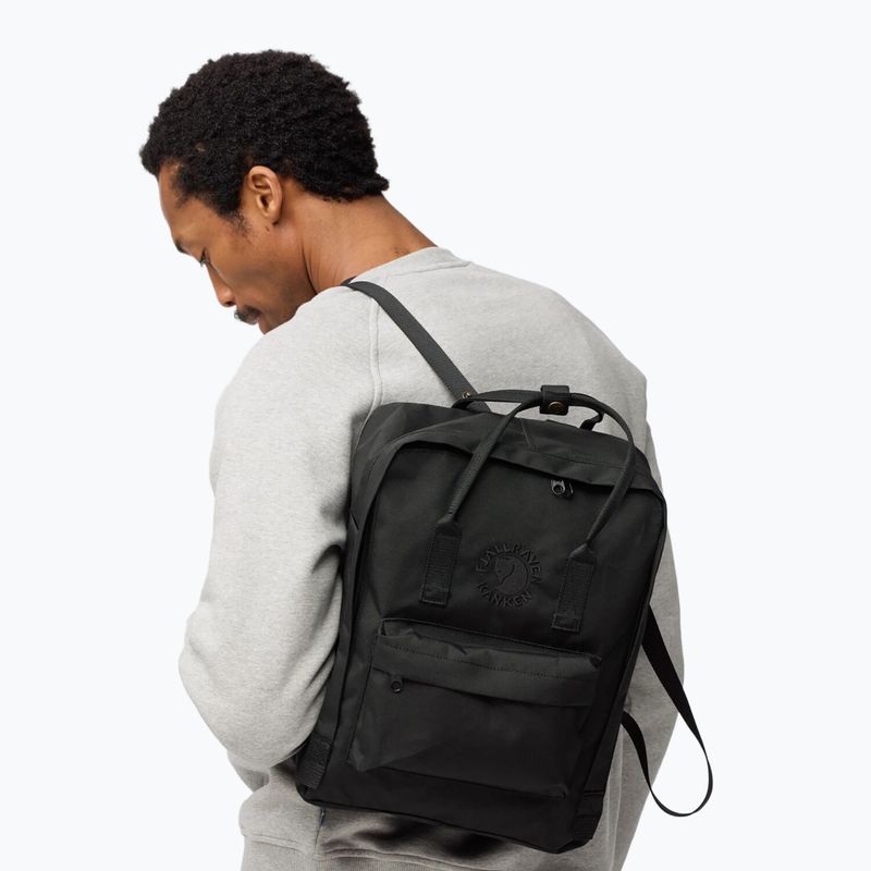Miesto kuprinė Fjällräven Re-Kanken 16 l black 6