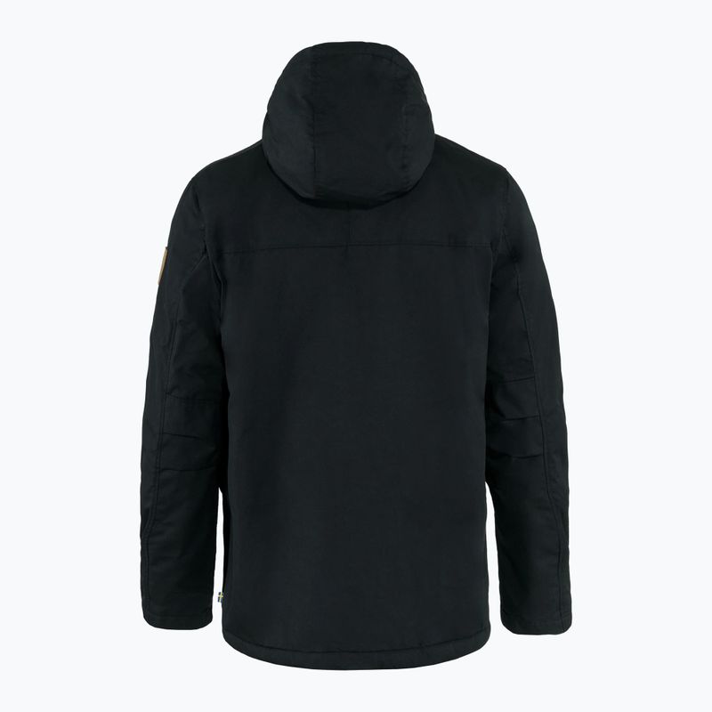 Vyriška vėjo nepraleidžianti striukė Fjällräven Greenland Winter black 15