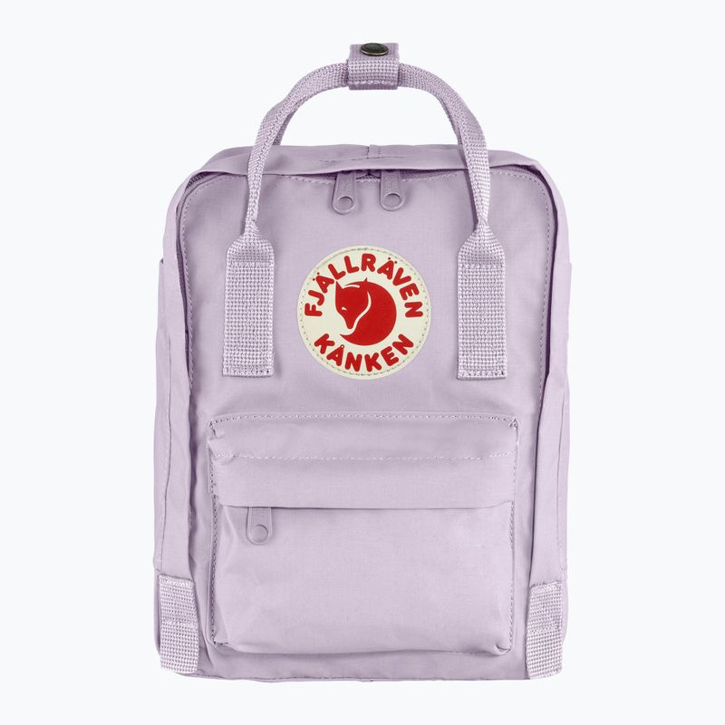 Fjällräven Kanken Mini 457 pastelinė levandų spalvos vaikiška turistinė kuprinė