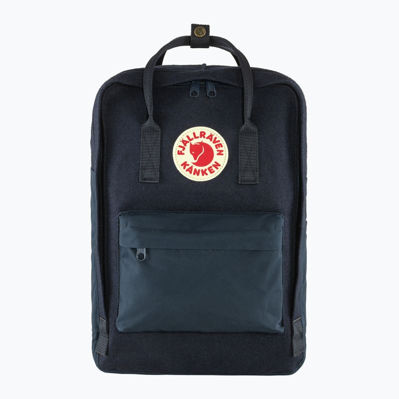 Miesto kuprinė Fjällräven Kanken Re-Wool Laptop 15" 18 l night sky
