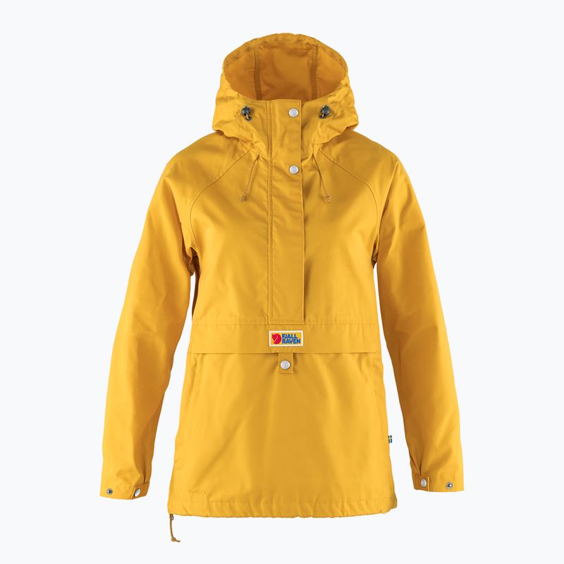 Moteriška striukė nuo vėjo Fjällräven Vardag Anorak mustard yellow