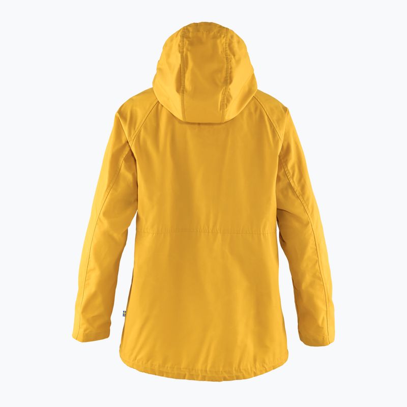 Moteriška striukė nuo vėjo Fjällräven Vardag Anorak mustard yellow 2