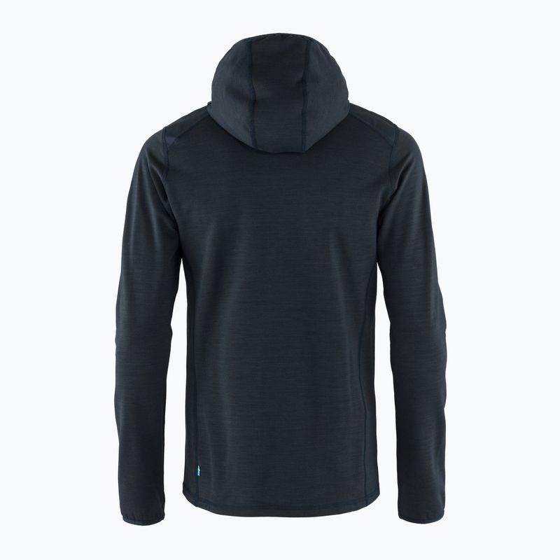 Vyriški džemperiai Fjällräven Keb Fleece Hoodie navy blue F81878 2