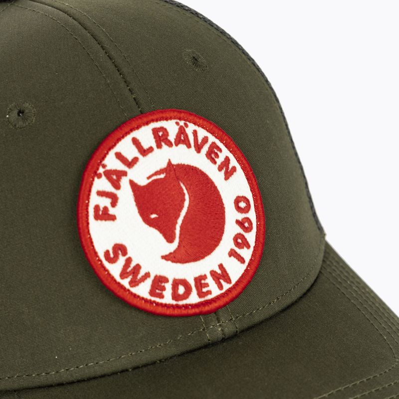 Kepuraitė su snapeliu Fjällräven 1960 Logo Langtradarkeps deep forest 3