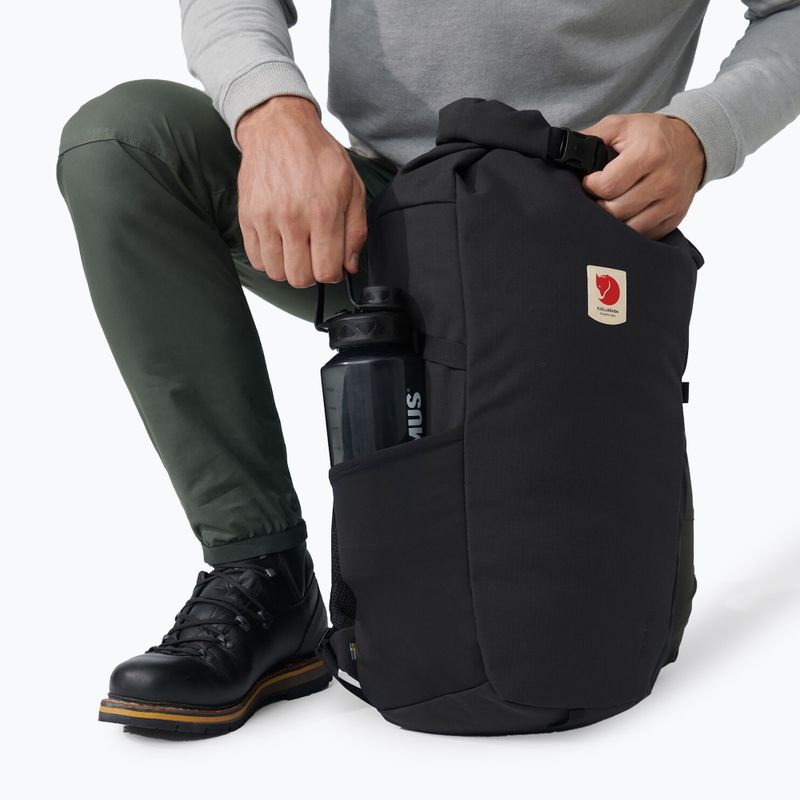 Turistinė kuprinė Fjällräven Ulvo Rolltop 30 l black 8