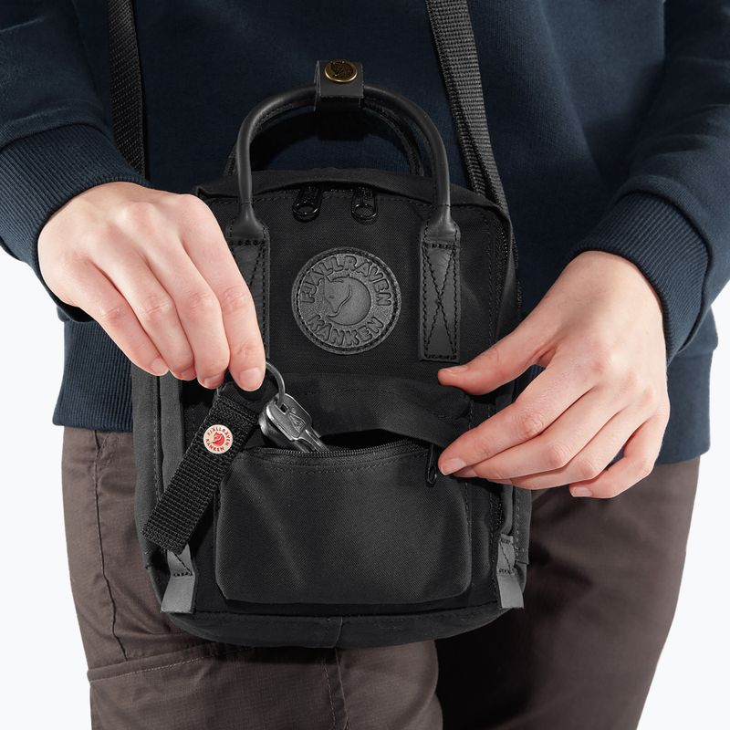 Mažas krepšys Fjällräven Kånken No. 2 Black Sling 2,5 l black 9