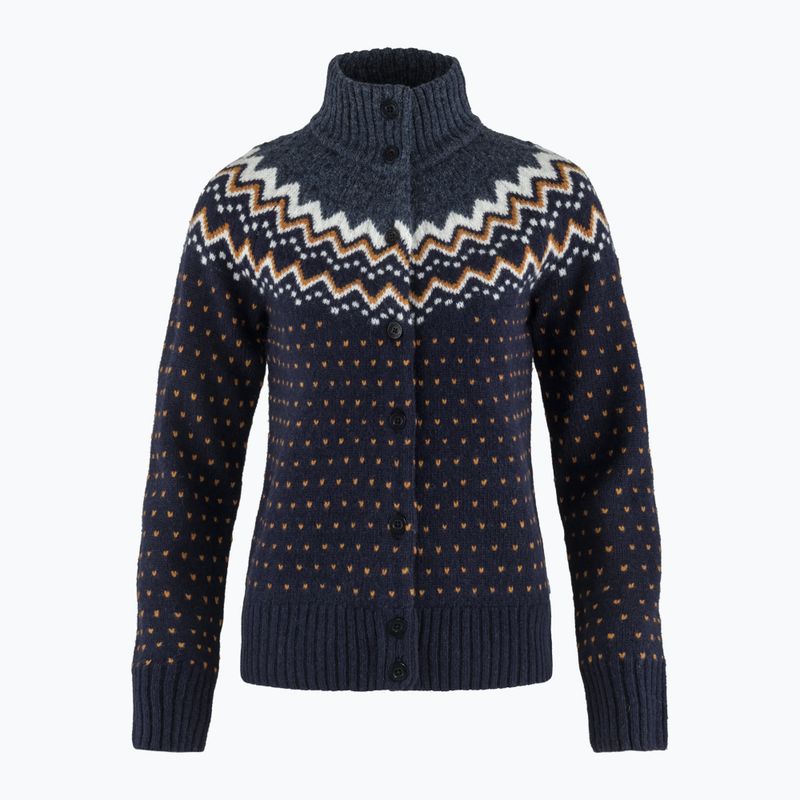 Moteriškas megztinis Fjällräven Övik Knit Cardigan dark navy