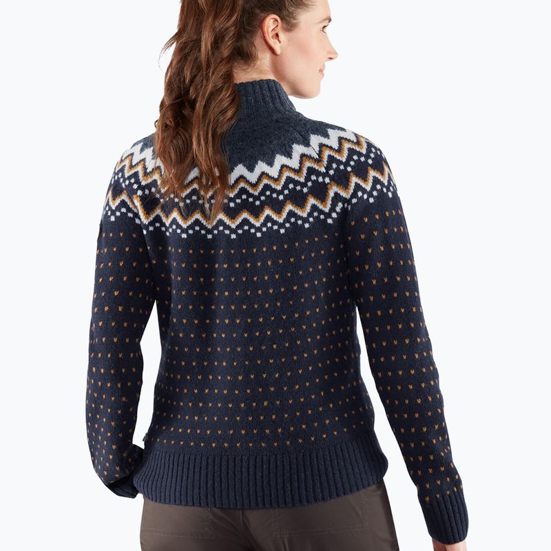 Moteriškas megztinis Fjällräven Övik Knit Cardigan dark navy 5