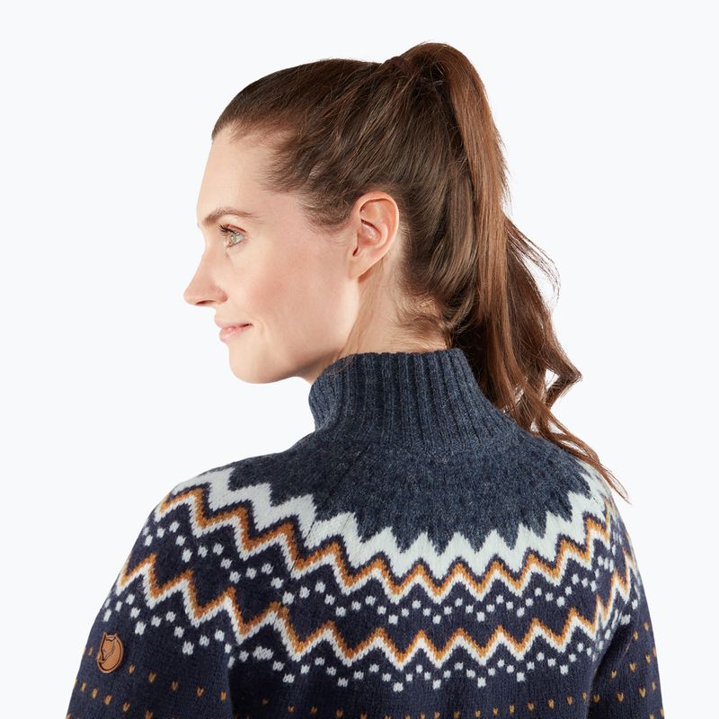 Moteriškas megztinis Fjällräven Övik Knit Cardigan dark navy 7