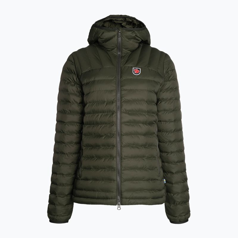 Moteriška pūkinė striukė Fjällräven Expedition Latt Hoodie green F86120