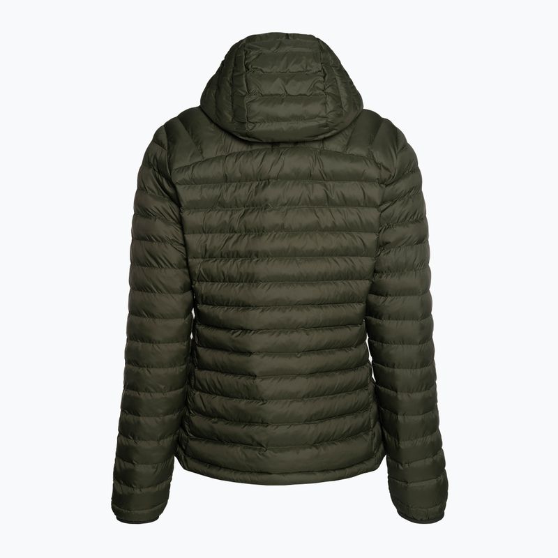 Moteriška pūkinė striukė Fjällräven Expedition Latt Hoodie green F86120 2