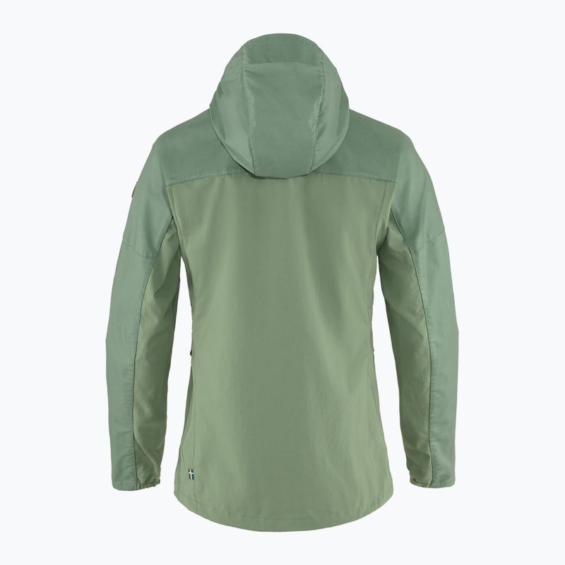 Moteriška striukė nuo vėjo Fjällräven Abisko Midsummer jade green/ patina green 2