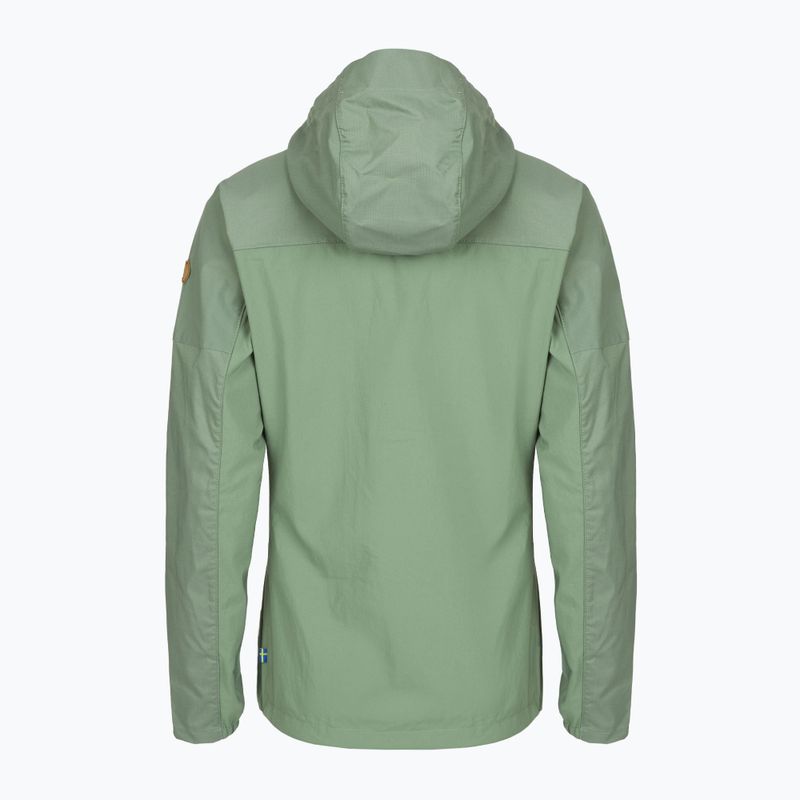 Moteriška striukė nuo vėjo Fjällräven Abisko Midsummer jade green/ patina green 2