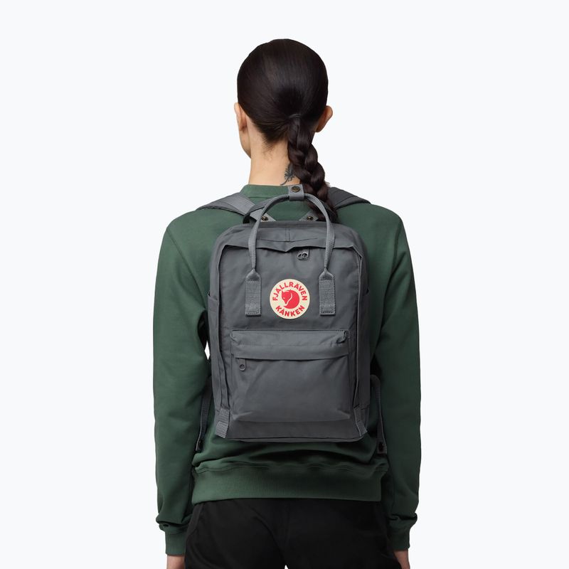 Miesto kuprinė Fjällräven Kanken Laptop 13" 13 l super grey 6