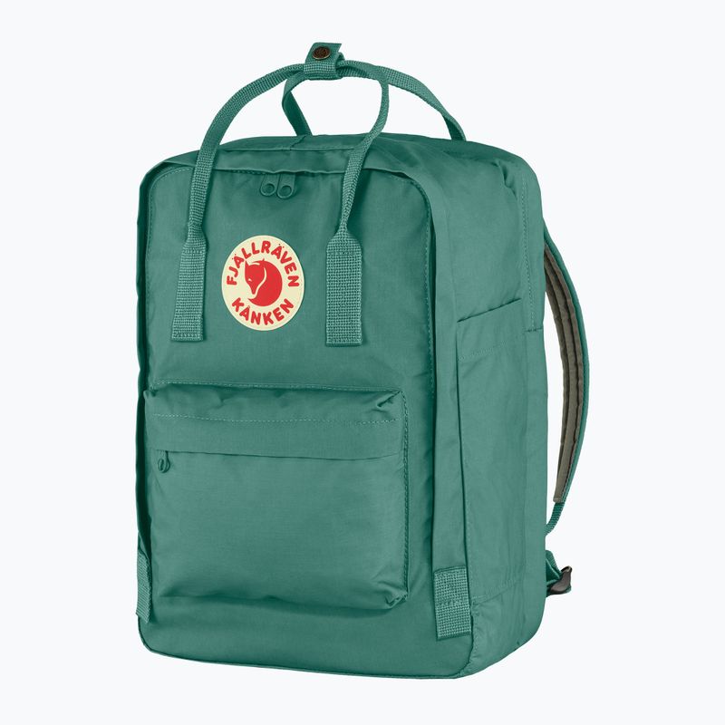 Fjällräven Kanken Laptop 15" turistinė kuprinė 664 frost green F23524 5