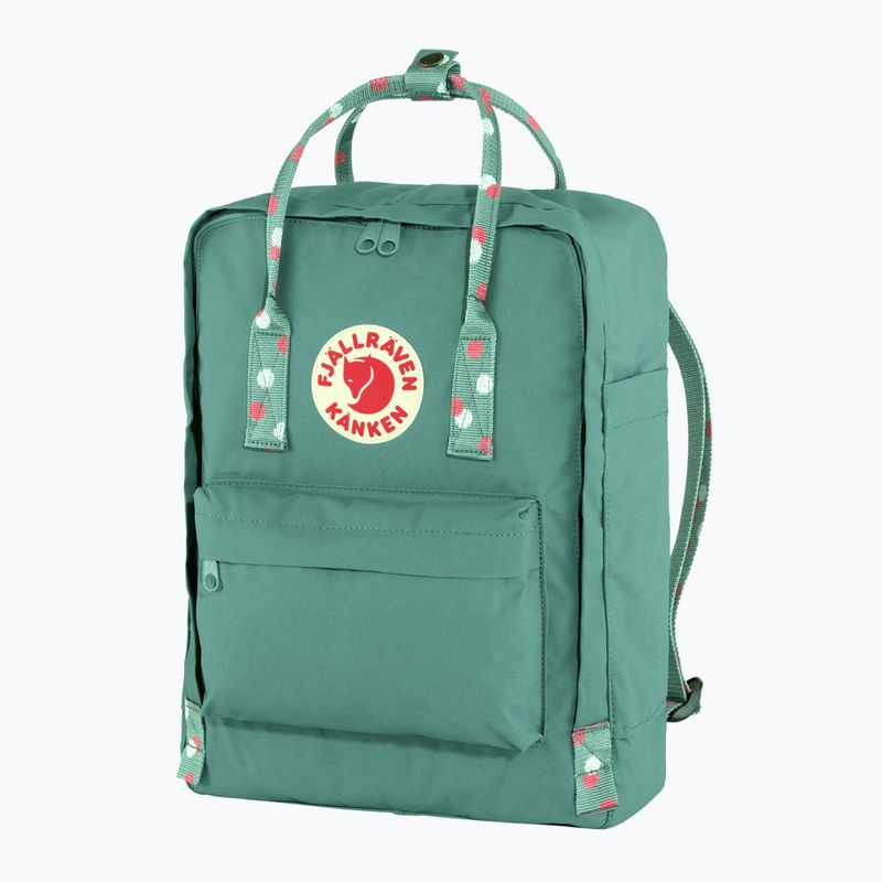 Turistinė kuprinė Fjällräven Kanken 16 l frost green/confetti pattern 2