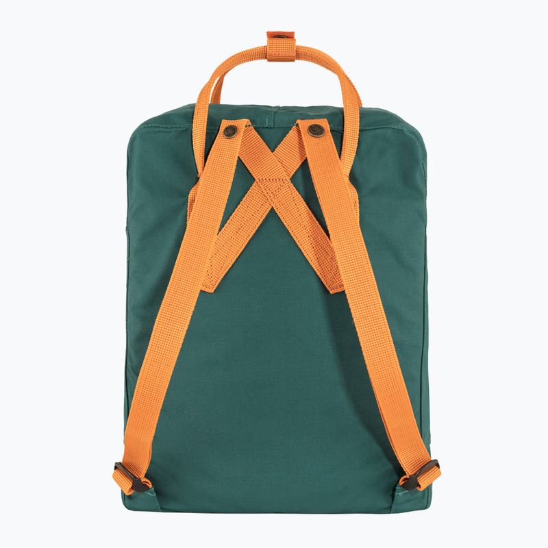 Turistinė kuprinė Fjällräven Kanken 16 l arctic green/spicy orange 3