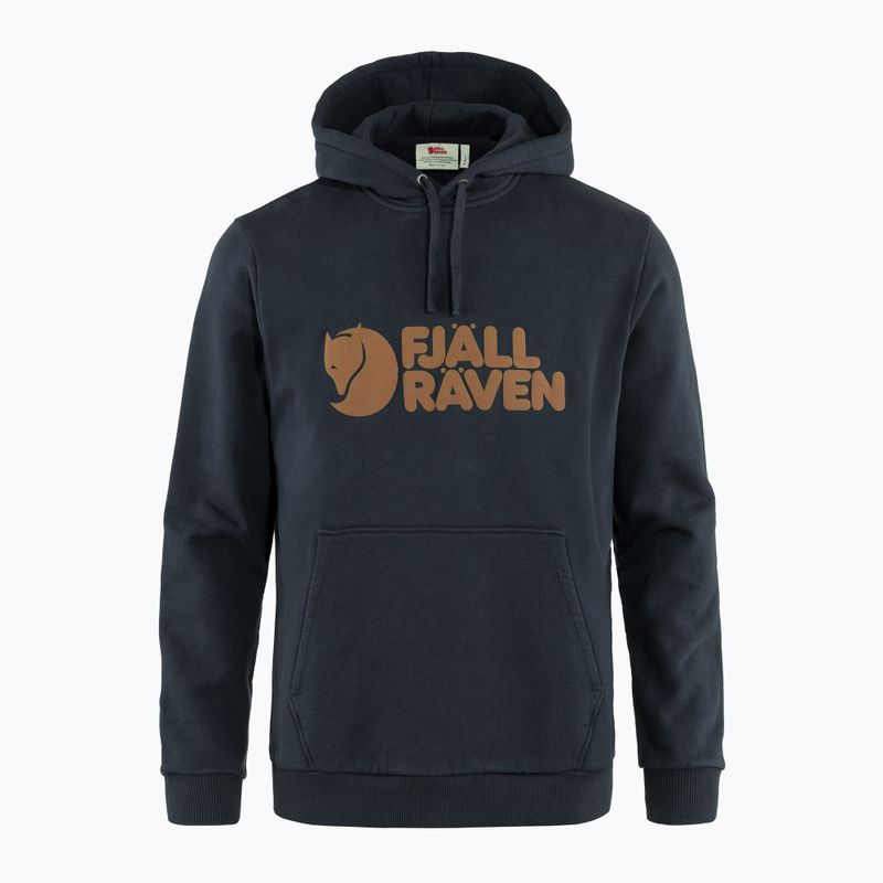 Vyriški džemperiai Fjällräven Logo Hoodie navy blue F84144 6