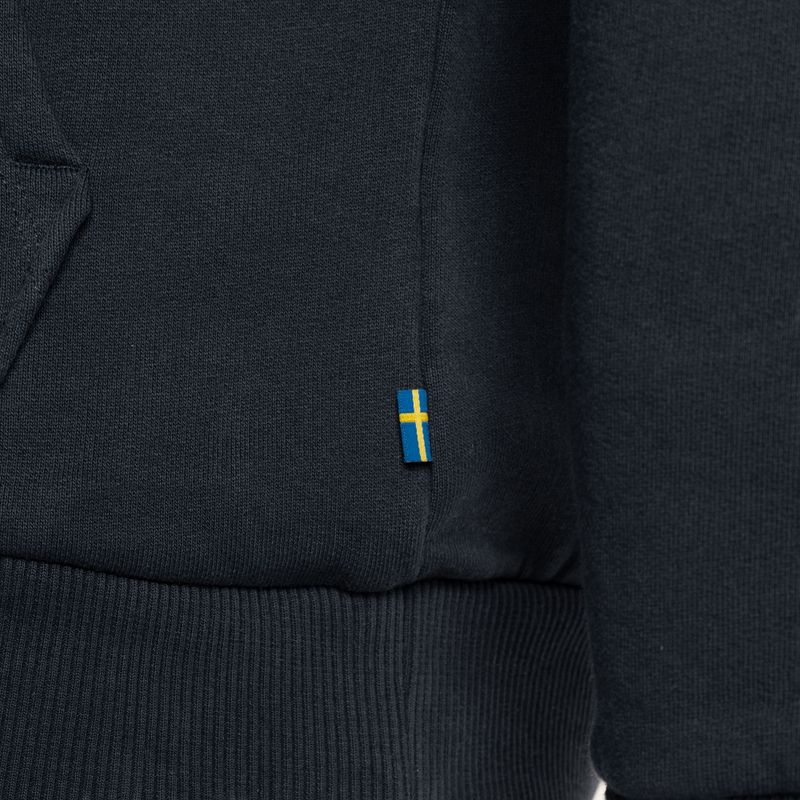 Vyriški džemperiai Fjällräven Logo Hoodie navy blue F84144 9