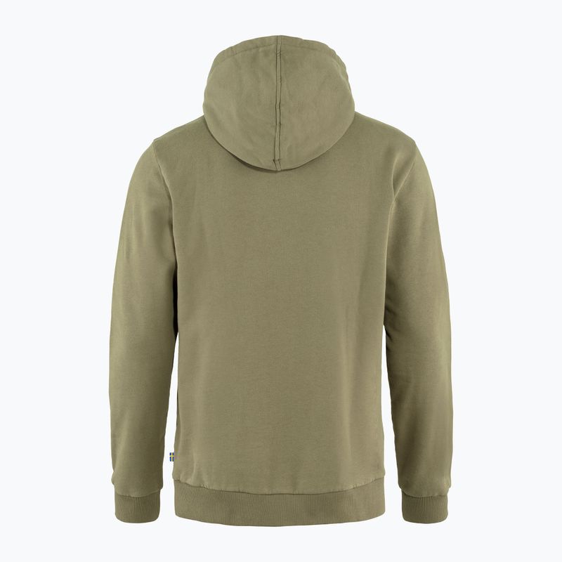 Vyriški džemperiai Fjällräven Logo Hoodie green F84144 2