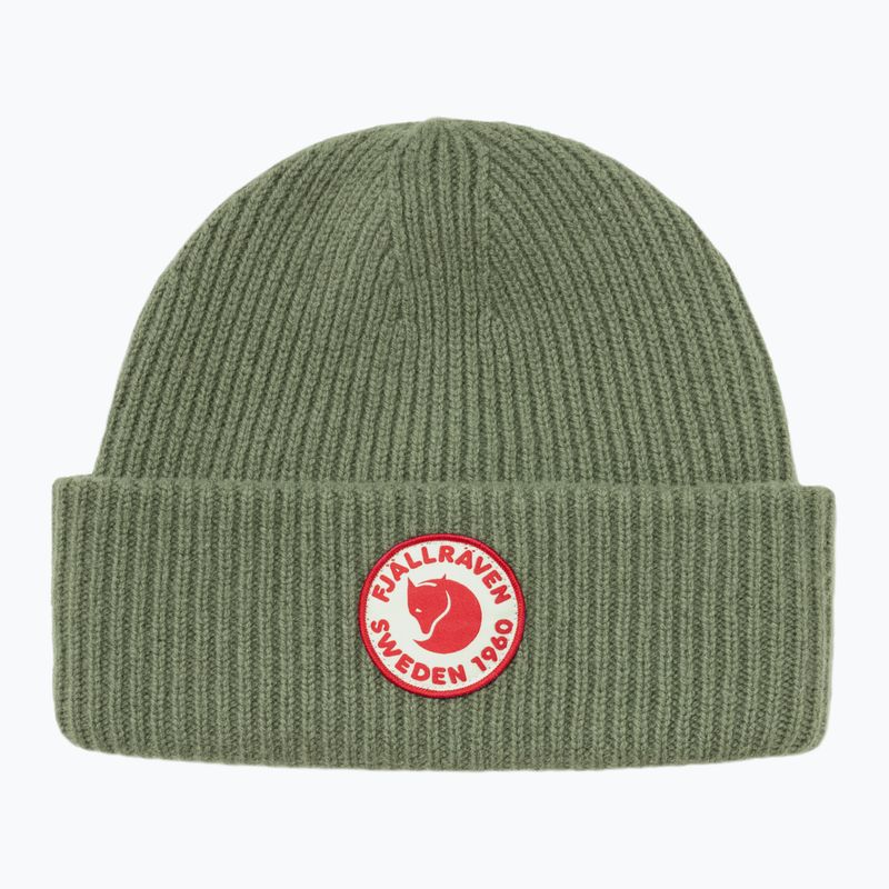 Žieminė kepurė Fjällräven 1960 Logo Hat caper green