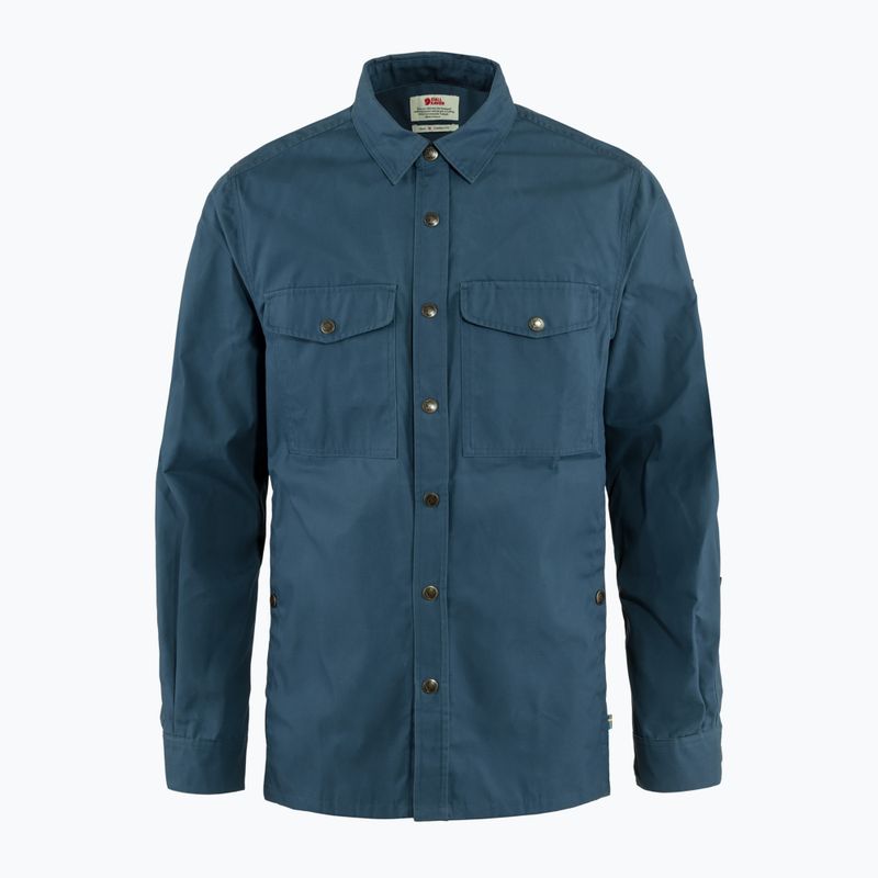 Vyriški marškiniai Fjällräven Singi Overshirt indigo blue