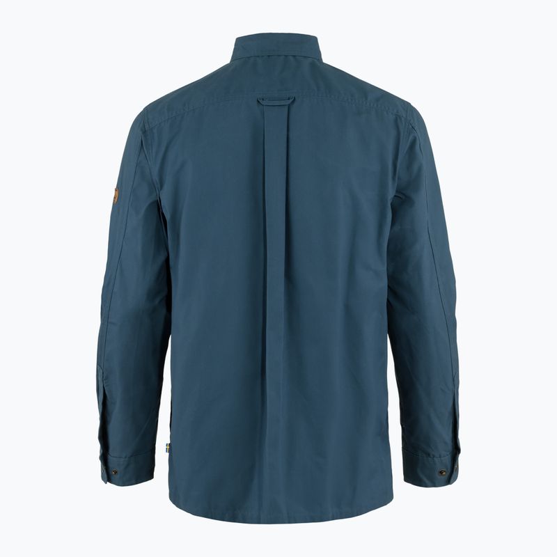 Vyriški marškiniai Fjällräven Singi Overshirt indigo blue 2