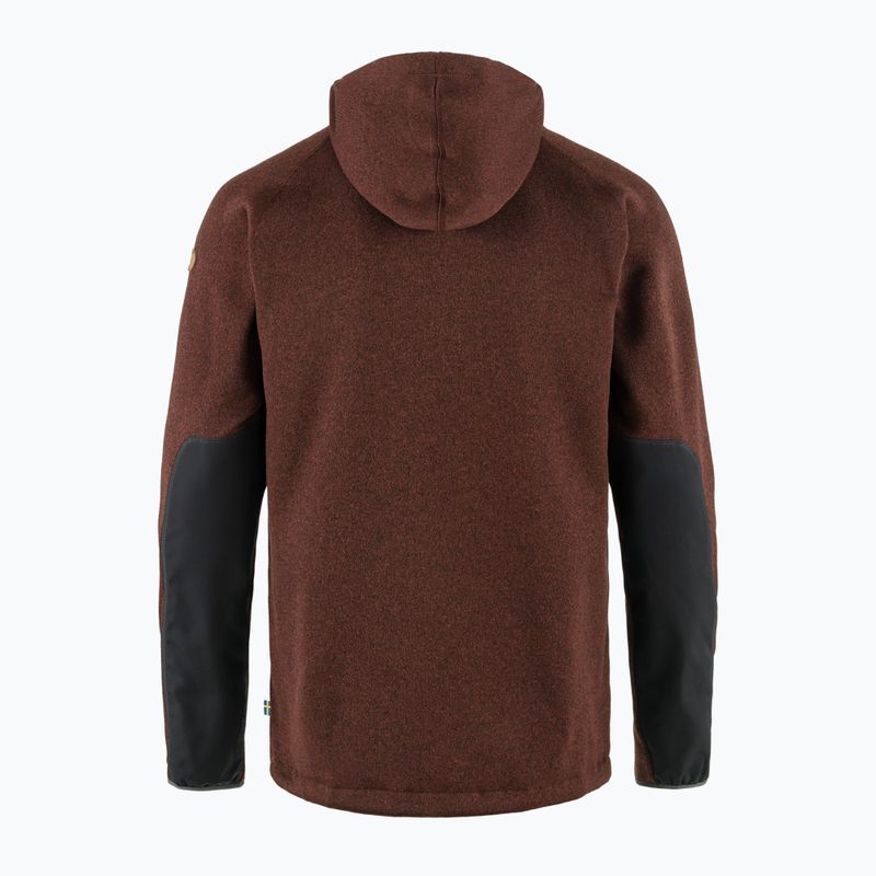 Vyriškas džemperis Fjällräven Övik Fleece Hoodie autumn leaf 2