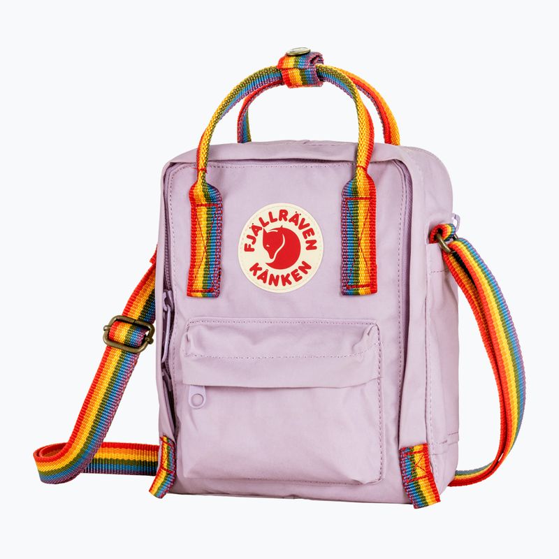 Mažas krepšys Fjällräven Kanken Rainbow Sling 2,5 l pastel lavender/ rainbow 2