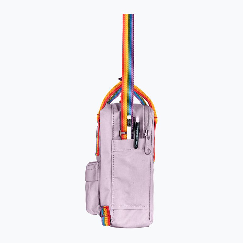 Mažas krepšys Fjällräven Kanken Rainbow Sling 2,5 l pastel lavender/ rainbow 4