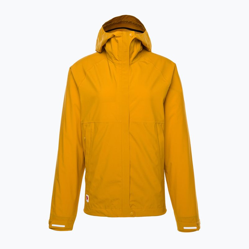 Moteriška striukė nuo lietaus Fjällräven HC Hydratic Trail yellow F86982