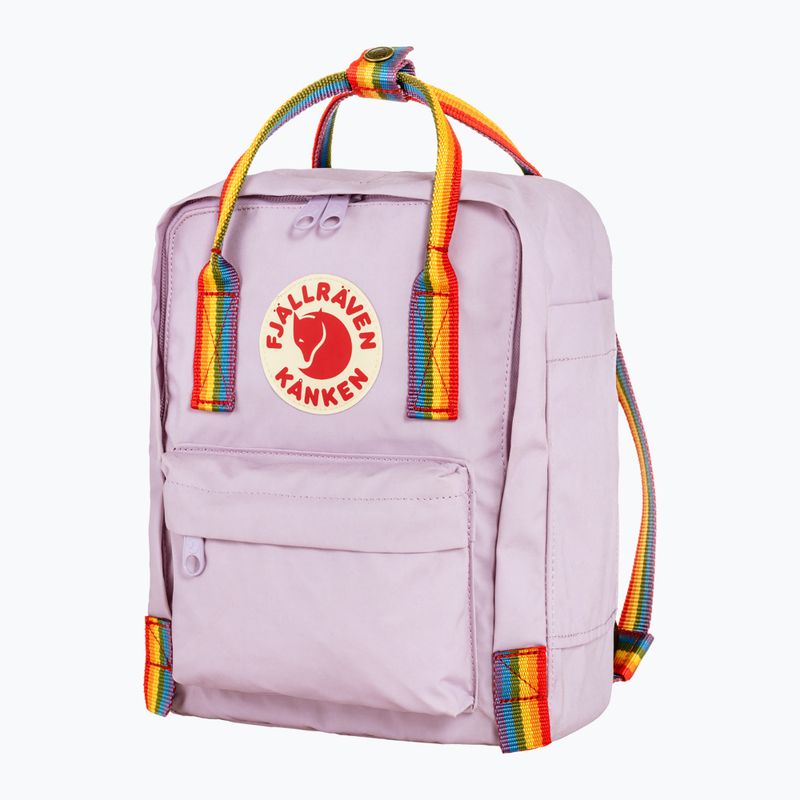 Miesto kuprinė Fjällräven Kanken Rainbow Mini 7 l pastel lavender/rainbow pattern 2